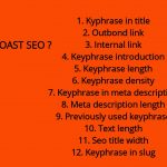 Cara menulis artikel dengan yoast seo keyphrase